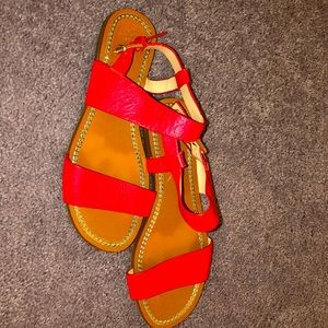 Vince gladiator sandals-coral color